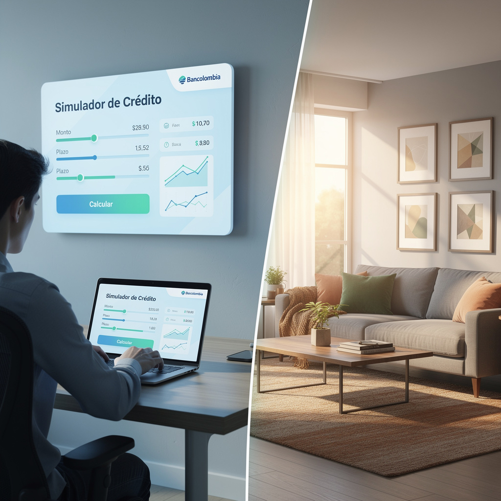 Portada de Bancolombia Simulador Crédito Vivienda: La Verdad Oculta de sus Tasas Antes de Diciembre