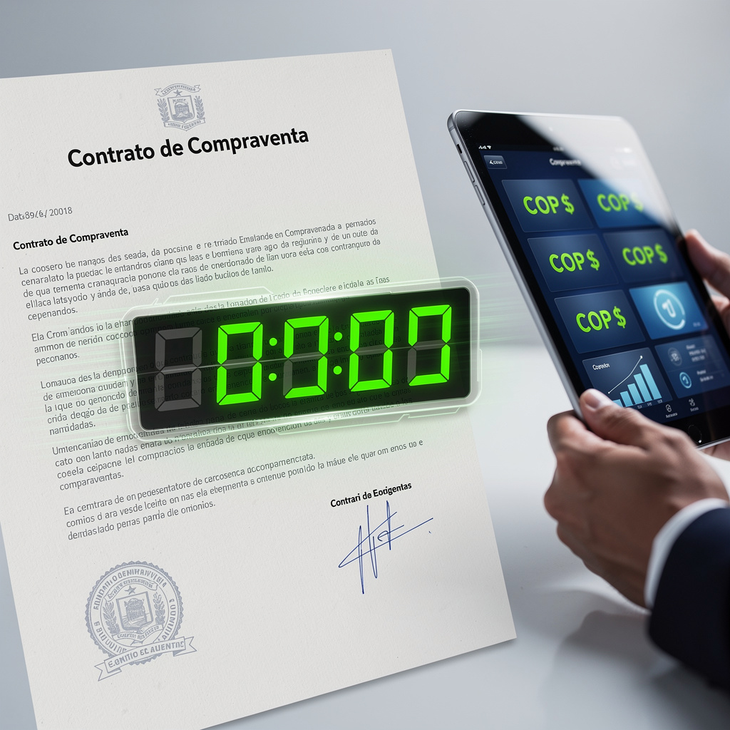 Portada de ¡Contrato de Compraventa en 15 Minutos! Legalidad y Velocidad por solo $15k